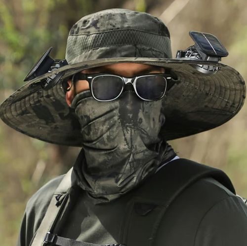 ⚡2025 New Ultralight Solar Fan Sun Hat – Lighter Than a Baseball!⚾