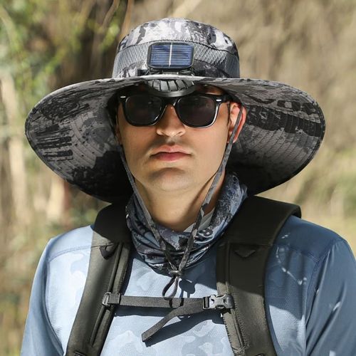 ⚡2025 New Ultralight Solar Fan Sun Hat – Lighter Than a Baseball!⚾