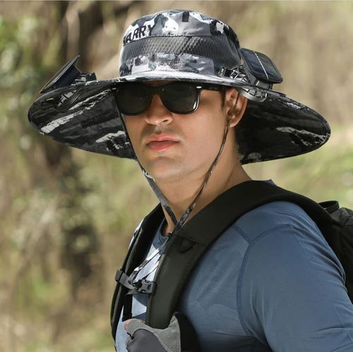 ⚡2025 New Ultralight Solar Fan Sun Hat – Lighter Than a Baseball!⚾