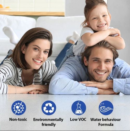 🔥High Gloss Marble Effect Epoxy Flooring✈️