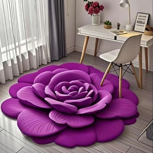 Tapis de sol Floral Plush & Diatomaceous Earth
