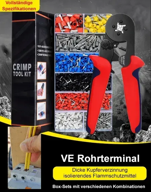 Crimping pliers and 1300pcs nails