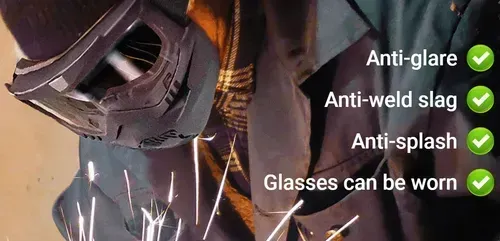 Windproof welding mask