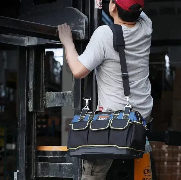 Double Waterproof Fabric Large Tool Bag with Soft Padding 🧰💧 Perfect for All Your Storage Needs!