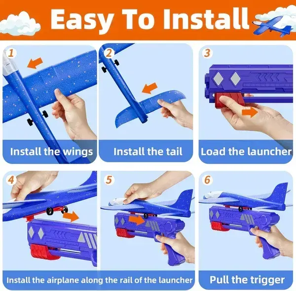 🎅Airplane Launcher Toys