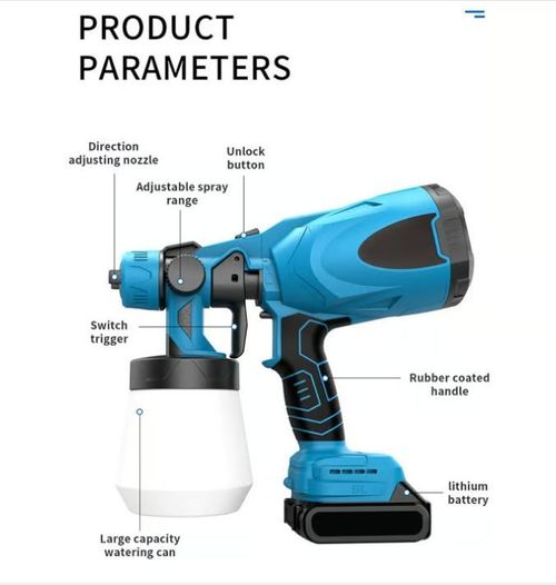 🔥 Cordless High Pressure Paint Sprayer 🔥 Rechargeable Comes with 2 Batteries