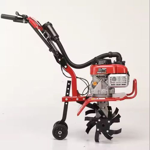 Powerful Multi-functional Mini Rotary Tiller Walk Behind Tiller Garden Cultivator