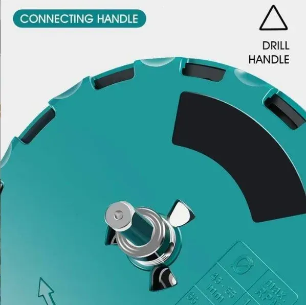 Adjustable Round Hole Saw Tool, Adjustable Hole Saw 1.8in to 5.1in Dia Special note: This product does not include the machine, only the drill bit(Frame saw+6 Spare Tips)