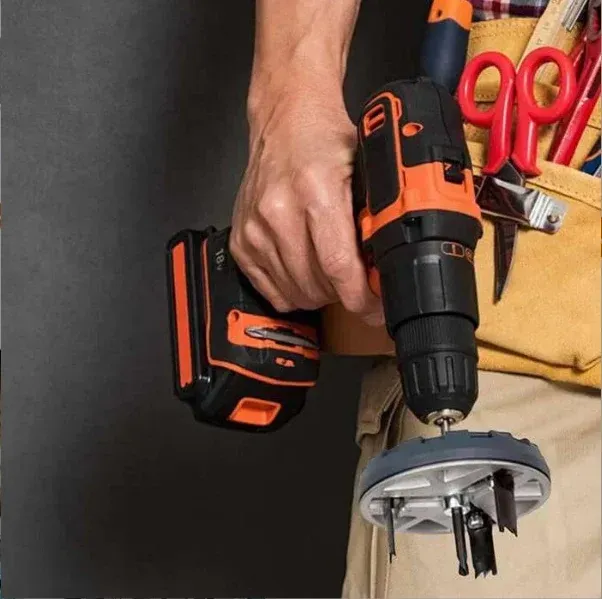 Adjustable Round Hole Saw Tool, Adjustable Hole Saw 1.8in to 5.1in Dia Special note: This product does not include the machine, only the drill bit(Frame saw+6 Spare Tips)