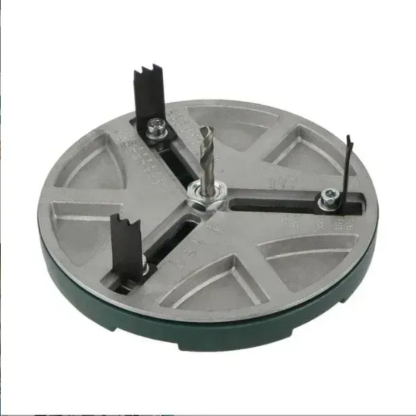 Adjustable Round Hole Saw Tool, Adjustable Hole Saw 1.8in to 5.1in Dia Special note: This product does not include the machine, only the drill bit(Frame saw+6 Spare Tips)