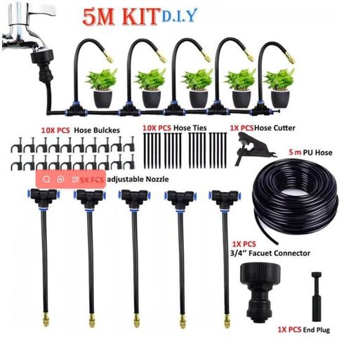 🔥360° Curved Garden Automatic Irrigation System