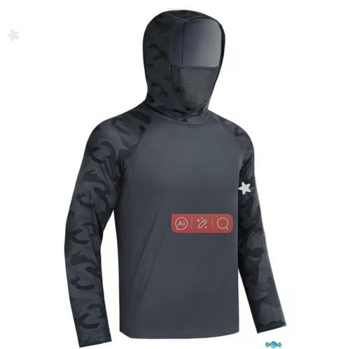 Outdoor activity essential—hooded mask integrated design 🌞 360° sun protection with no dead angles.