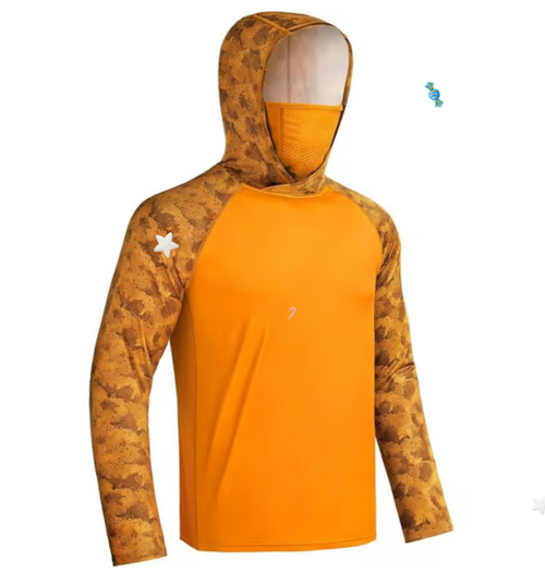 Outdoor activity essential—hooded mask integrated design 🌞 360° sun protection with no dead angles.