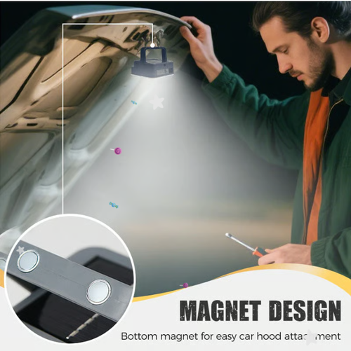 Portable & Waterproof Solar-Powered Camping Light