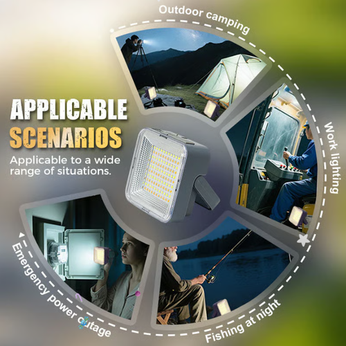 Portable & Waterproof Solar-Powered Camping Light