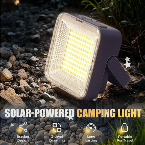 Portable & Waterproof Solar-Powered Camping Light
