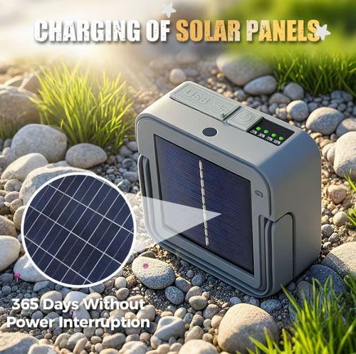 Portable & Waterproof Solar-Powered Camping Light