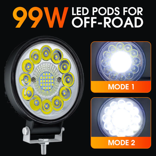 🔥4-inch 99W LED Pod for Off-Road