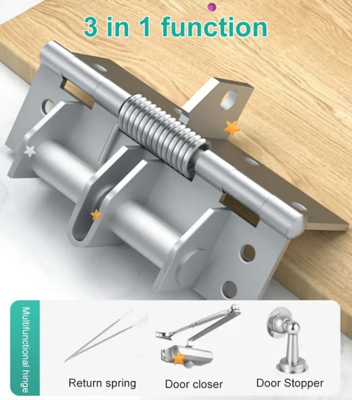Automatic closing 4 Inch Spring Hinge