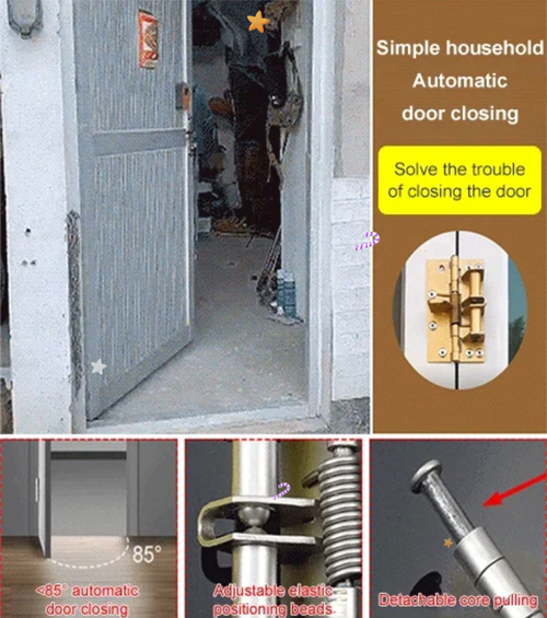 Automatic closing 4 Inch Spring Hinge