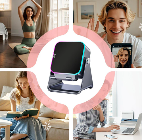 🔥5-in-1 Wireless Induction Bluetooth Speaker with Adjustable Phone Stand