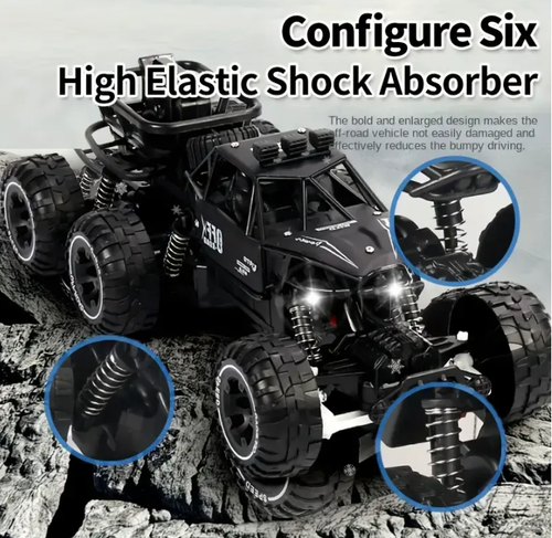 🔥Six-wheel alloy rock climbing remote control car