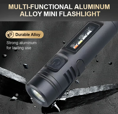 🏆💥Multi-Functional Aluminum Alloy Mini Flashlight