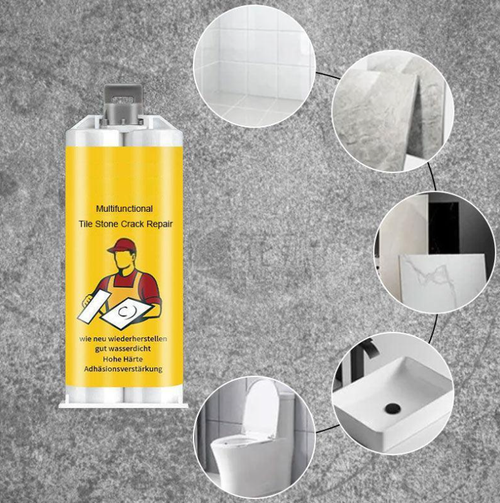 Tile and Floor Repair Paste   3-Pack （Adjustable to Any Color + Tools Included）