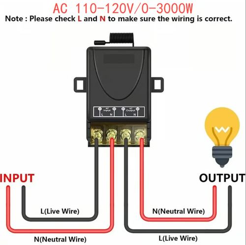 🔥 Wireless Remote Switch🔧（2 remote control）220v