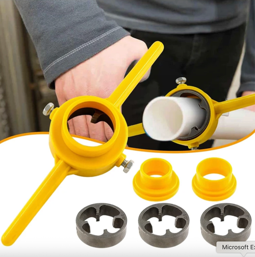 Water Pipe Die Plastic Pipe Die Tap Wrench Set