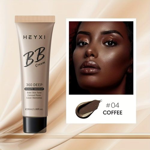 Hydrating BB Cream Foundation - Full Coverage, Moisturizing Concealer for All Skin Tones, 30ml