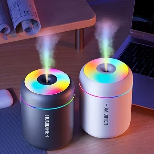 12pcs Essential Oil Aromatherapy Mist Diffuser And Humidifier Featuring a Color-Changing Night Light, Cold Mist Function, And Plant Health Enhancement - Revitalize And Cleanse Your Space with a Calming Ambiance