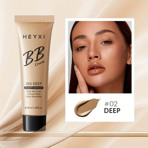 Hydrating BB Cream Foundation - Full Coverage, Moisturizing Concealer for All Skin Tones, 30ml