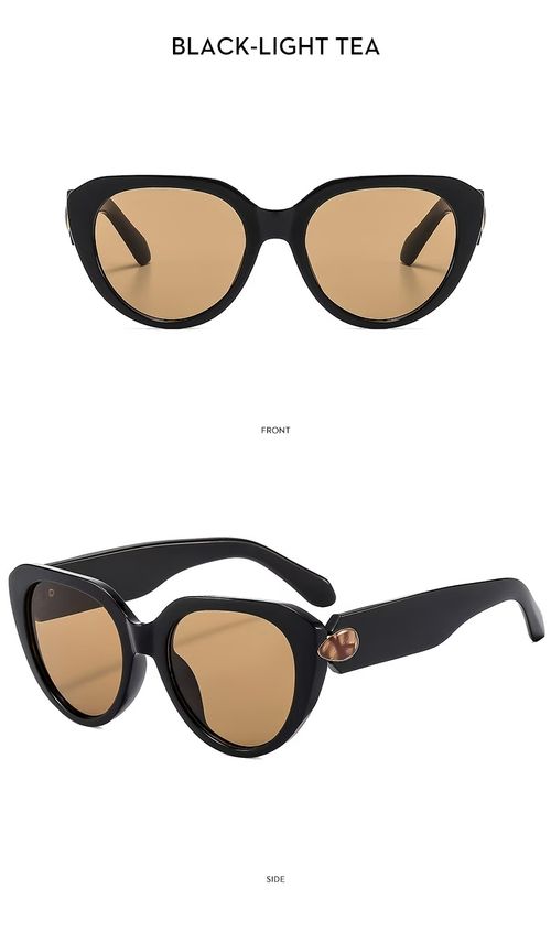 New Fashion Cat Eye Gemstone Sunglasses for Women, UV Protection & Stylish Personality