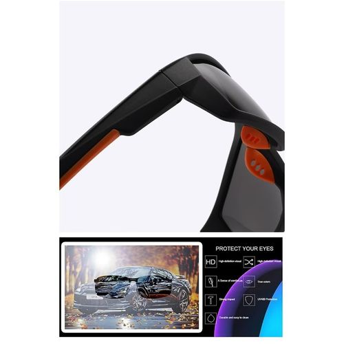 Polarized Sunglasses for Men, Featuring a Square Frame Suitable for Outdoor Activities, Camouflage Design for Cycling, And Sunglasses for Night Driving