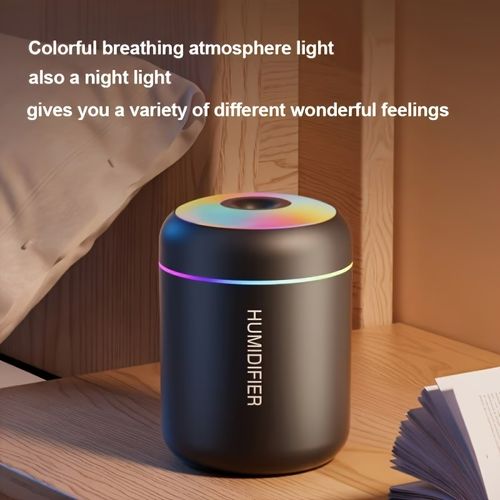 12pcs Essential Oil Aromatherapy Mist Diffuser And Humidifier Featuring a Color-Changing Night Light, Cold Mist Function, And Plant Health Enhancement - Revitalize And Cleanse Your Space with a Calming Ambiance