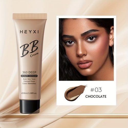 Hydrating BB Cream Foundation - Full Coverage, Moisturizing Concealer for All Skin Tones, 30ml