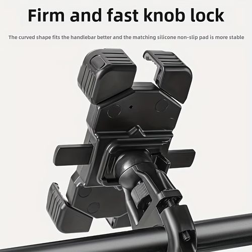 TOSUOD 1pc Automatic Sensing Mobile Phone Holder That Opens And Closes, Features Multi-Angle Adjustments, Secure Clamping, Compatible with Different Iphone And Android Devices, Ideal for Use on Bicycles, Motorcycles, And Electric Scooters