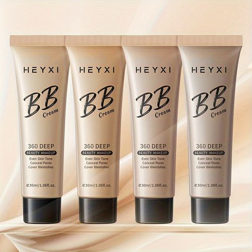 Hydrating BB Cream Foundation - Full Coverage, Moisturizing Concealer for All Skin Tones, 30ml