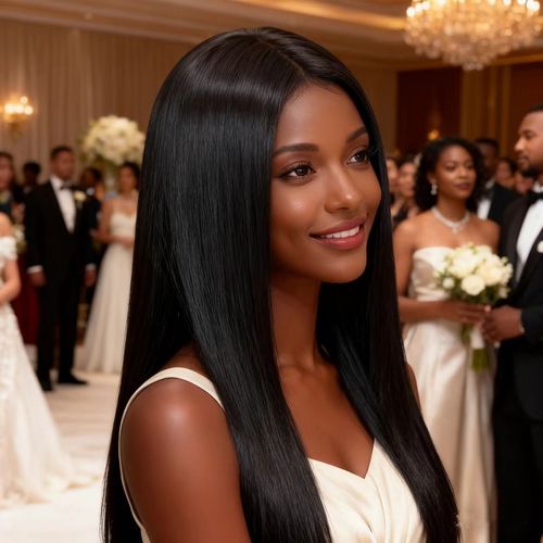 👩‍💼Women's Long Straight🦋🦋 Black Ponytail Wig✌