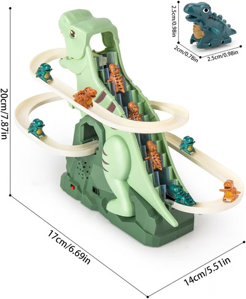 Dinosaur Climb Stairs Music Toy！🦖