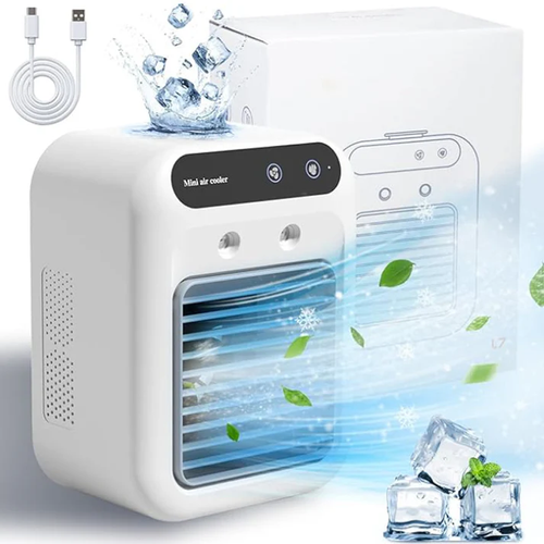 🎉2025 New Products Hot Sale✨Mini Portable Air Conditioner Cooler Humidifier