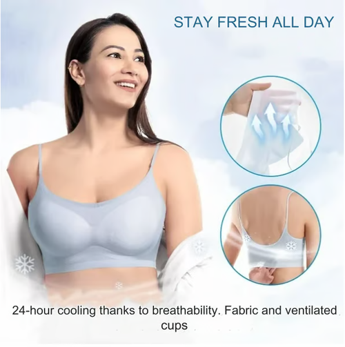 Buy one, get two SUMMER SEAMLESS ULTRA-THIN PLUS SIZE ICE SILK COMFORT BRA🎉