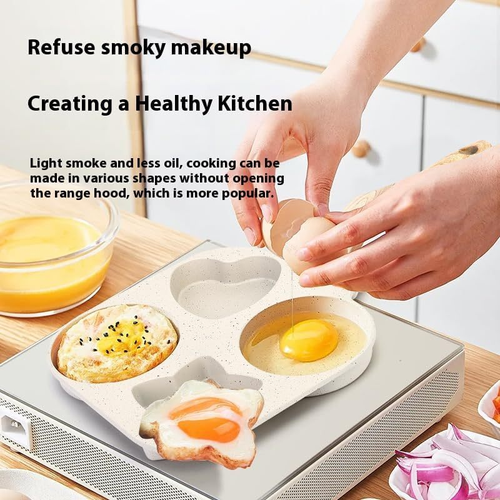 4-hole non-stick pan, suitable for electric and gas stoves