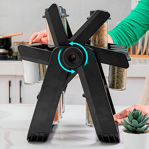 Rotating spice organizer