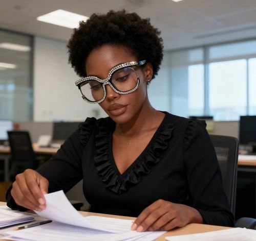 Black Oversized Rhinestone Sunglasses  Glam Statement Shades