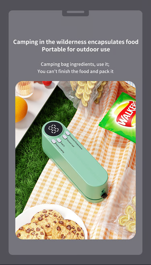 🥗 Keep Your Food Fresh ✨Mini Wireless Vacuum Sealer