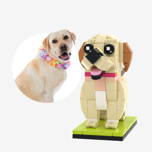 Customised Dog Brick Figure