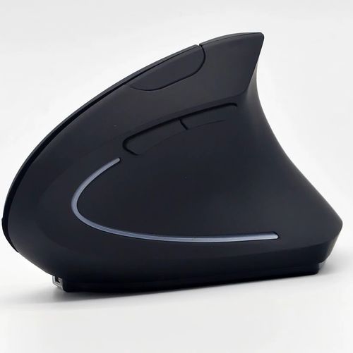 Wireless Mouse Vertical Gaming Rechargeable BT Mouse Ergonomic Desktop Upright Mouse for Office Home
