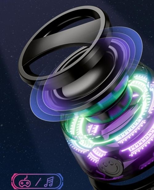 Magnetic Bluetooth Speaker G300 - Portable Wireless Mini Speaker with RGB Mood Light, Bass Boost, Travel, Camping